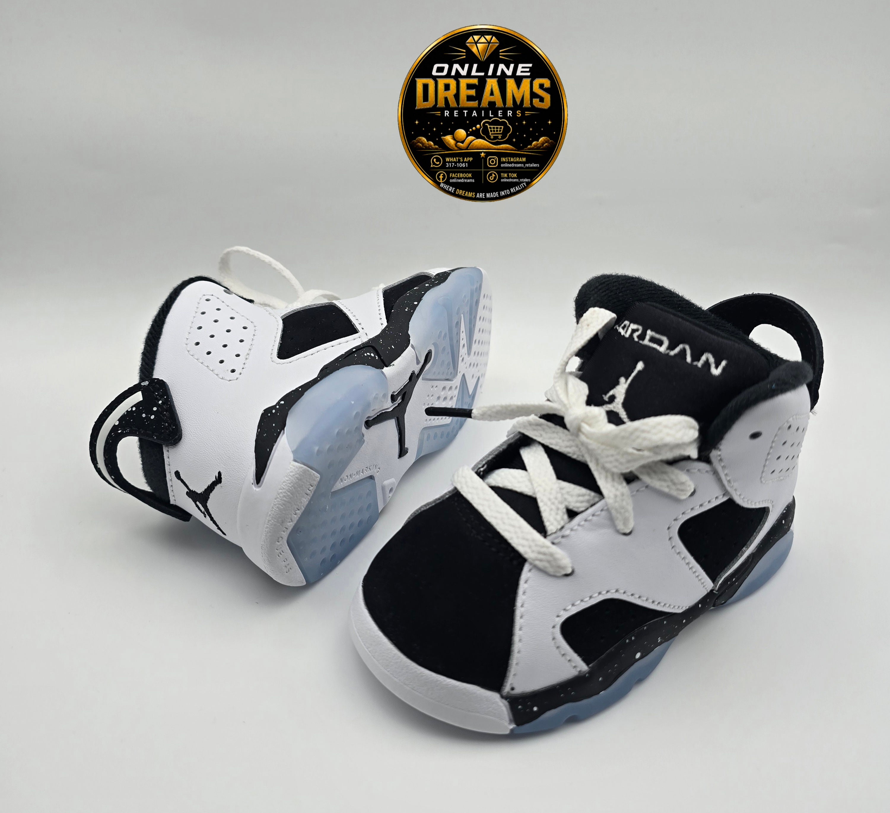 Jordan Retro 6s Oreo
