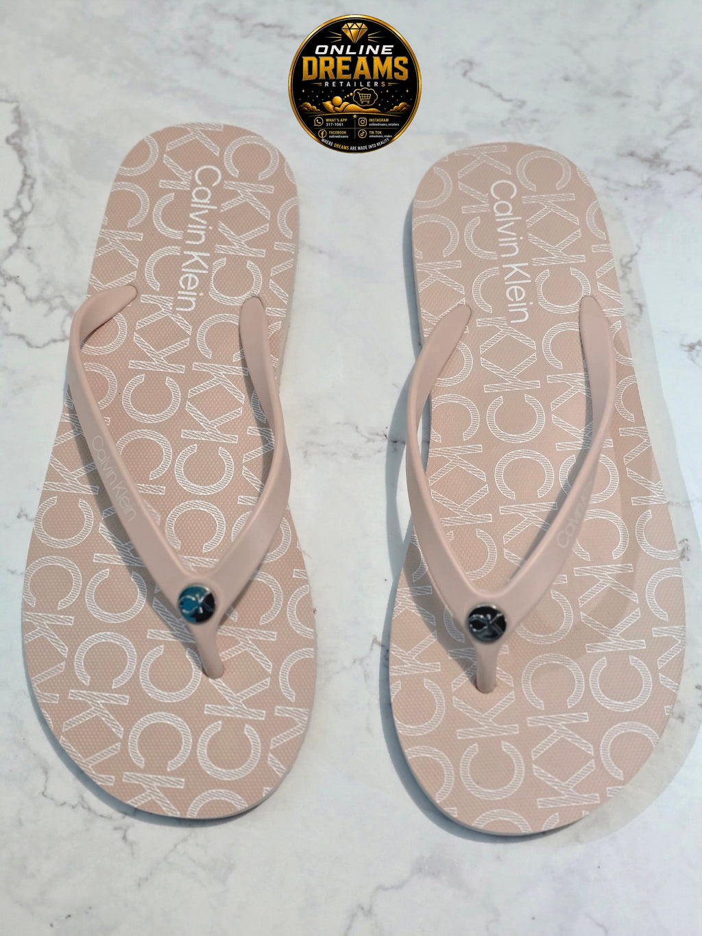 CALVIN KLEIN flip-flops