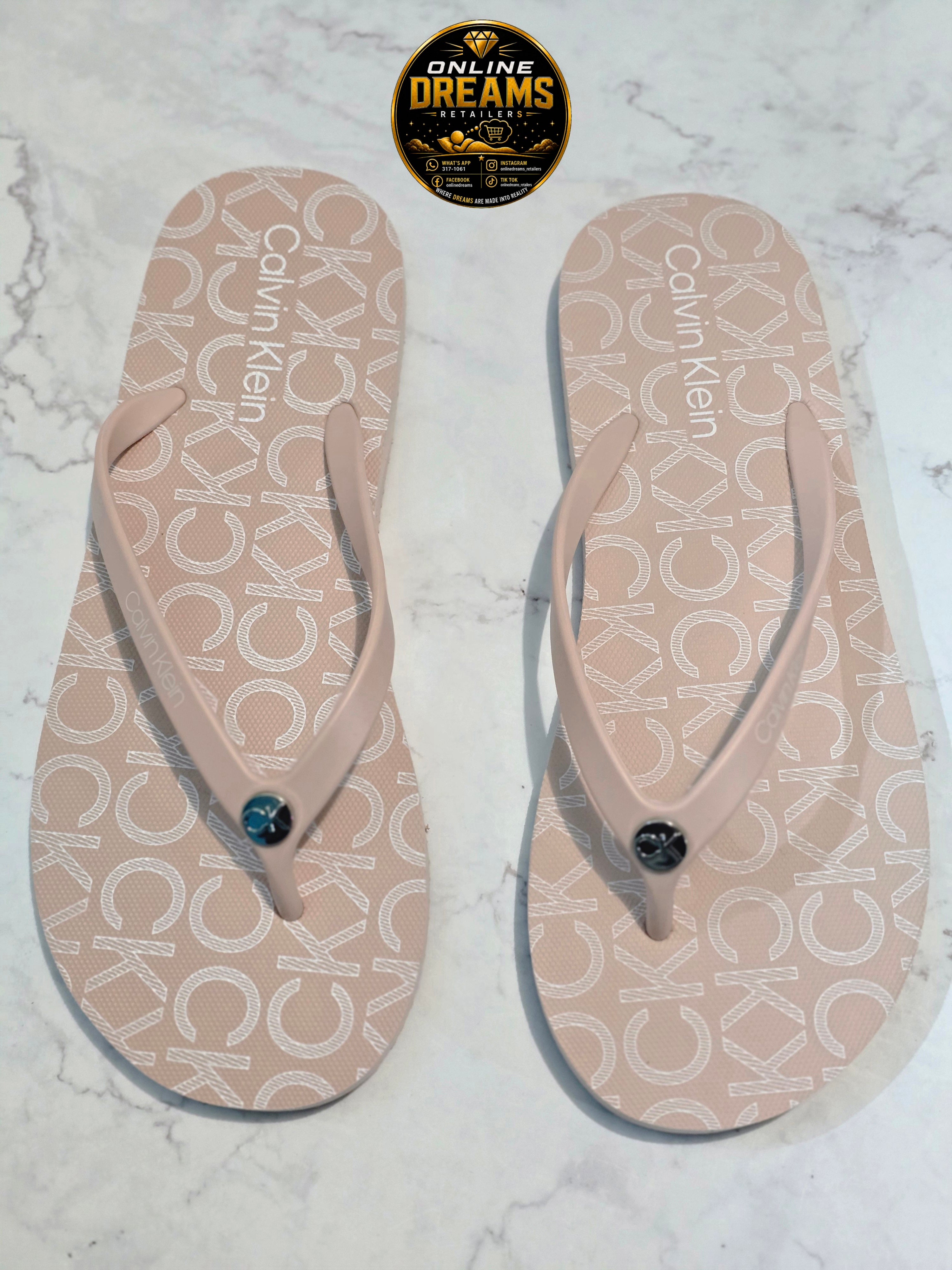 CALVIN KLEIN flip-flops