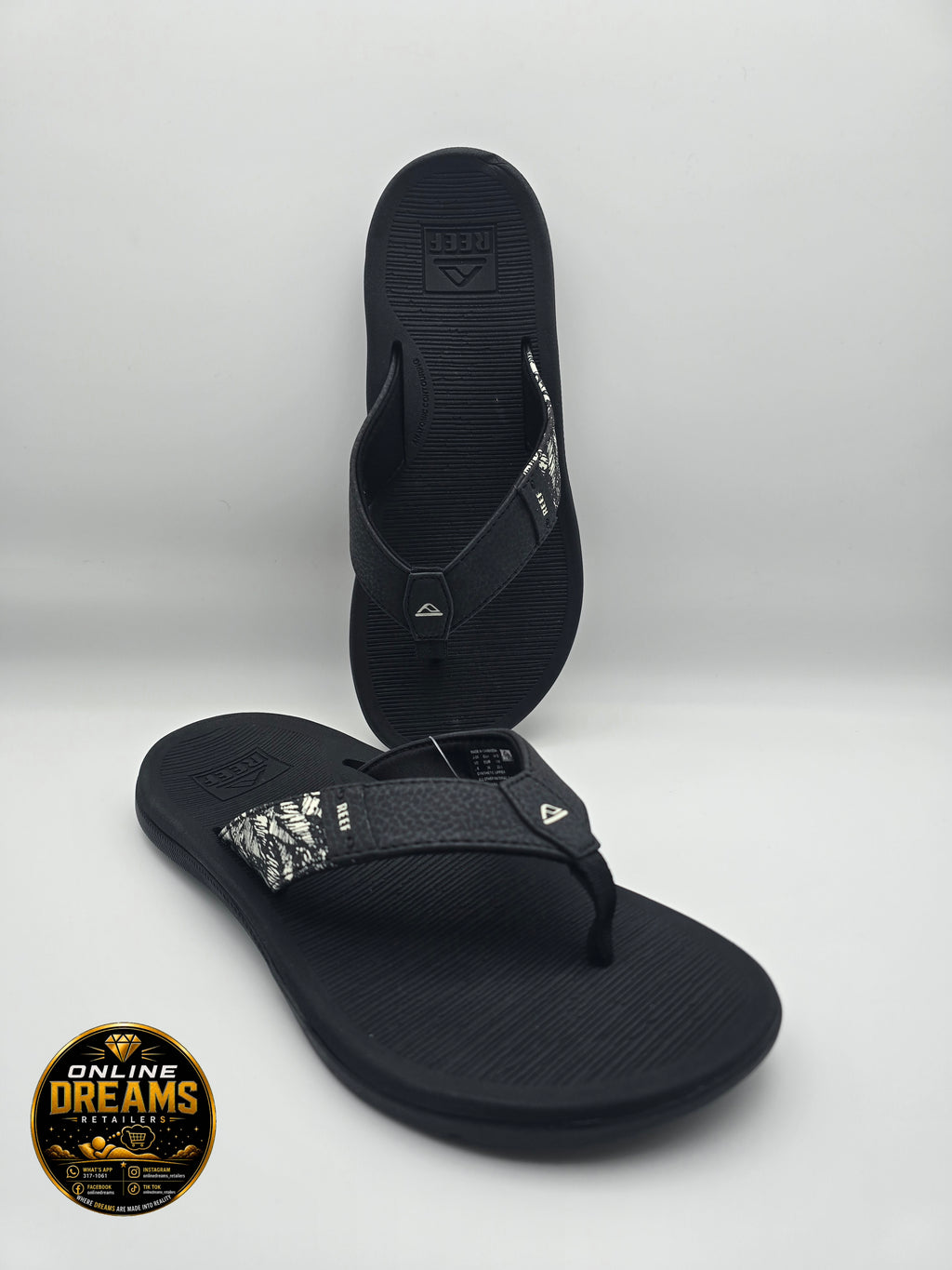 REEF push-toe slippers