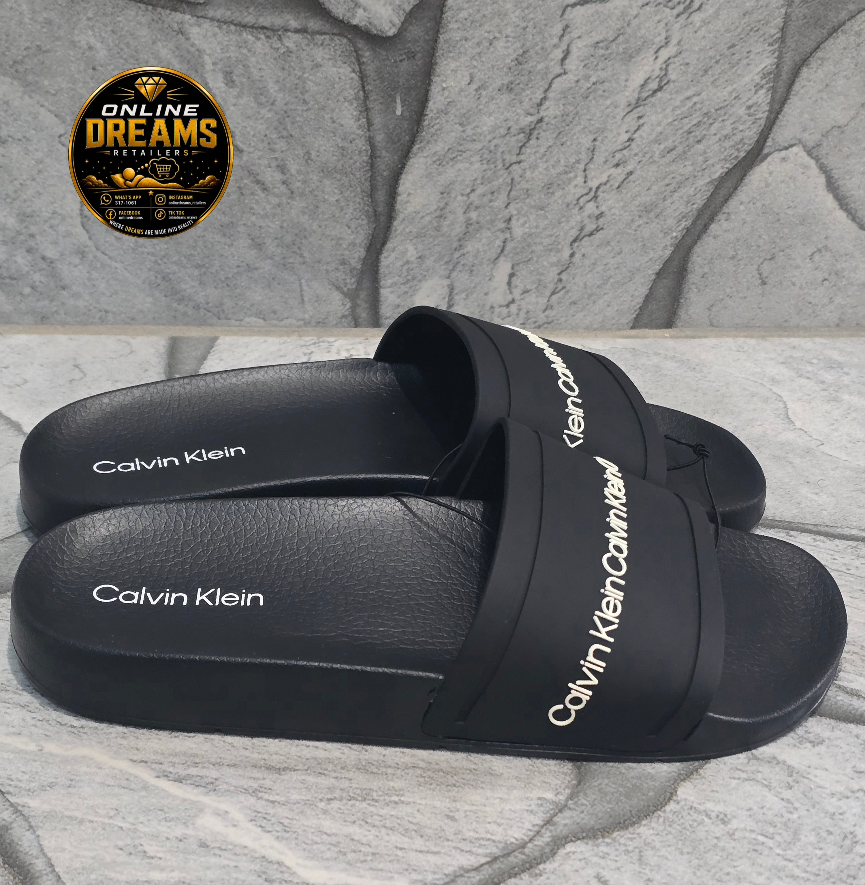 Calvin Klein slides