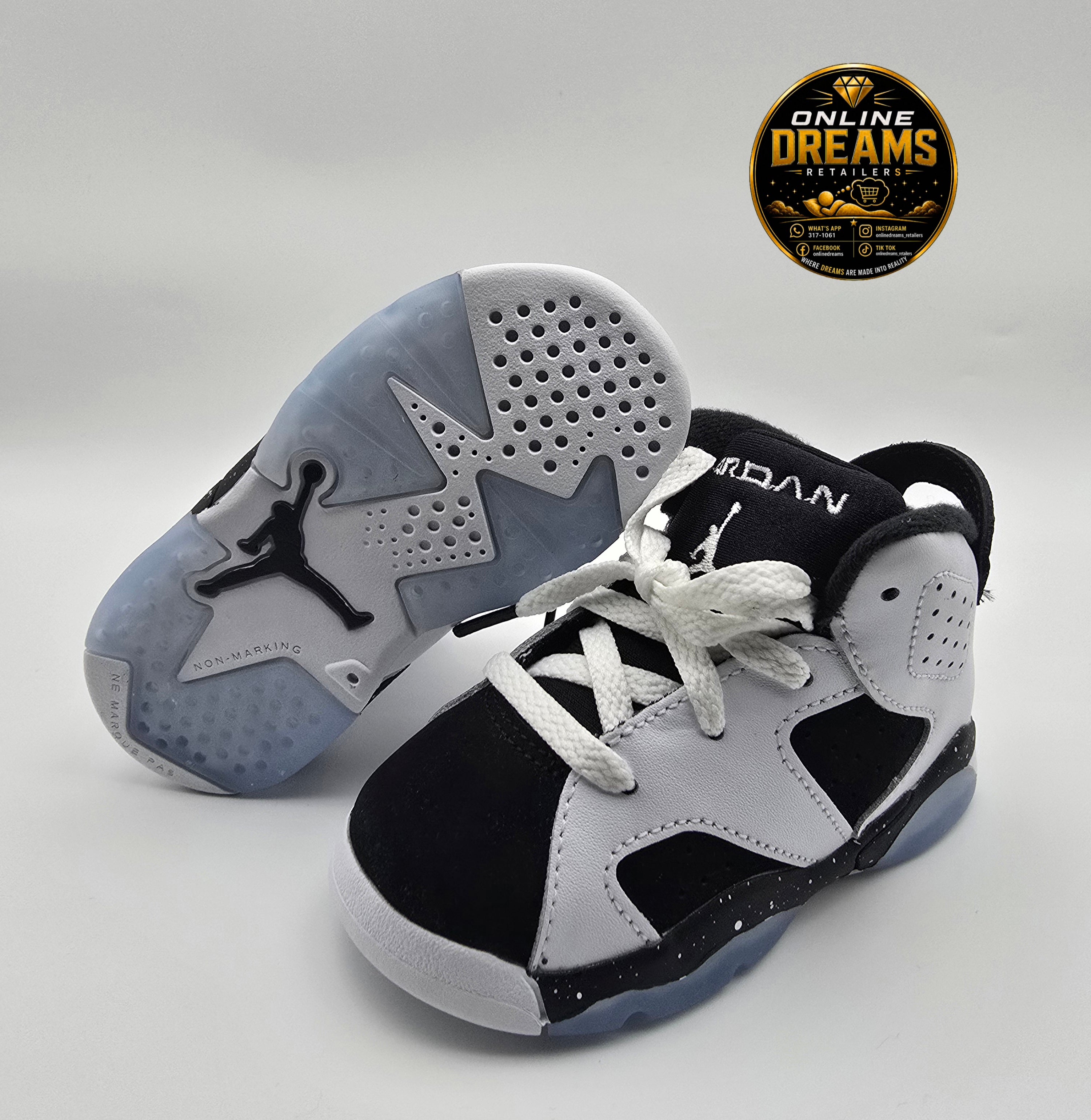 Jordan Retro 6s Oreo