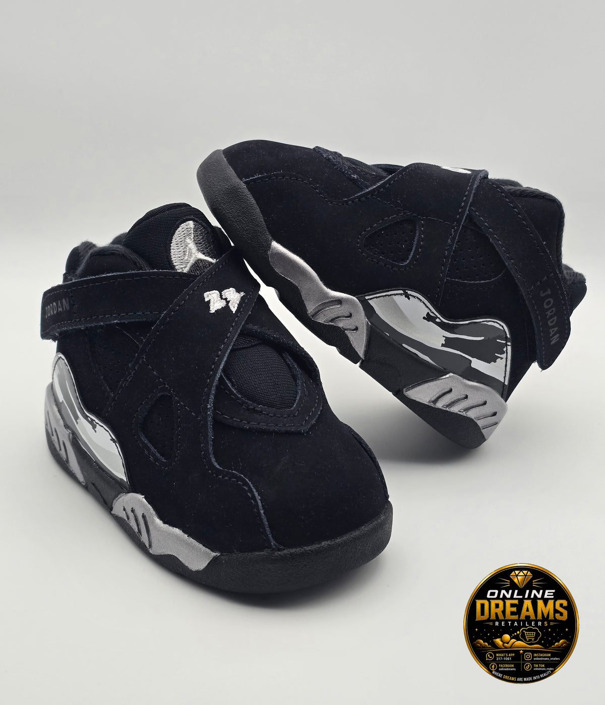 Jordan Retro 8s Chrome